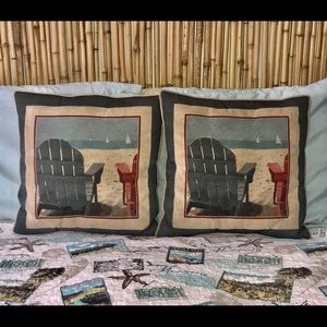 Large throw pillows